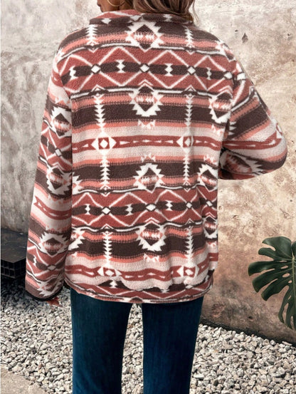 Pull polaire avec col zippé