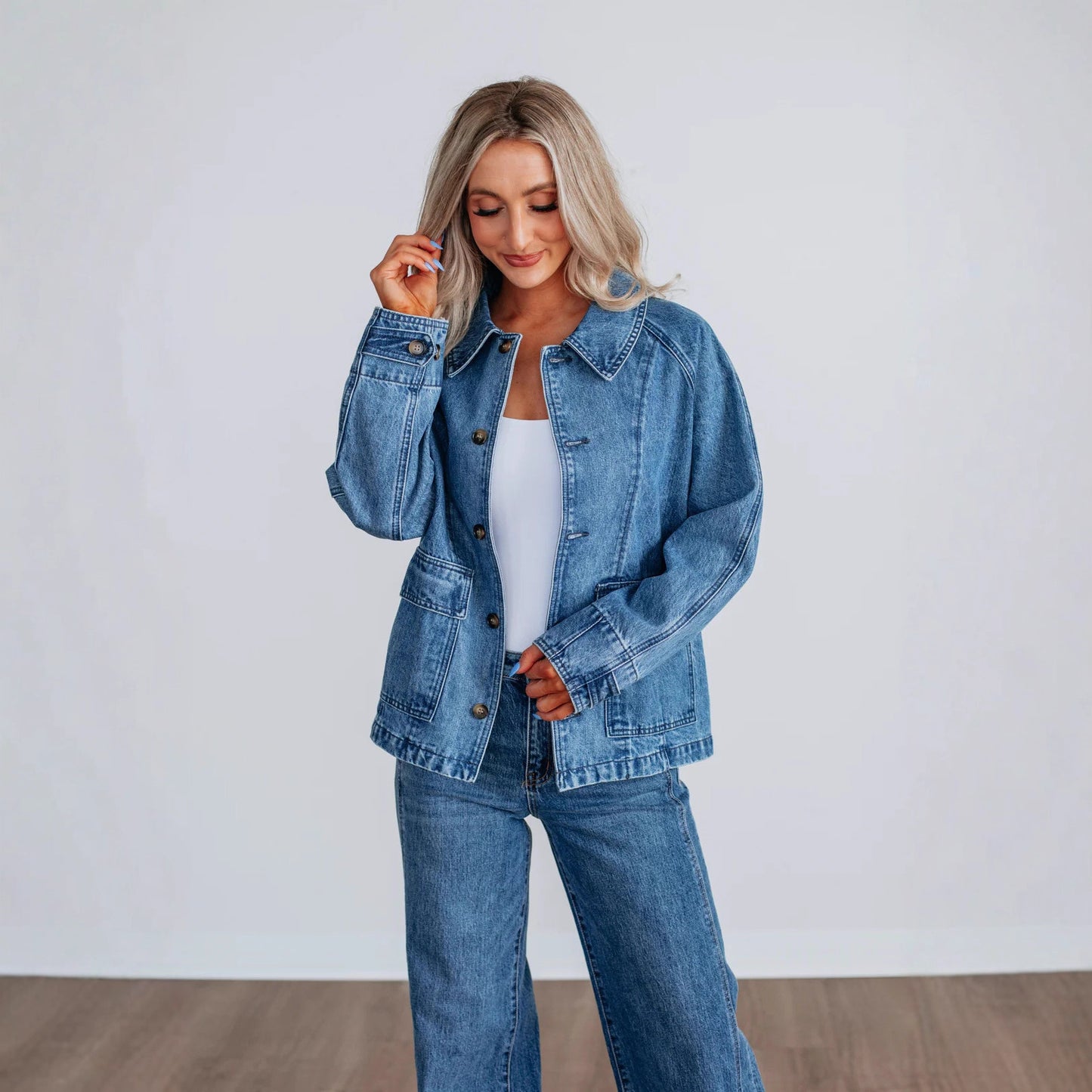 Veste en Jean Oversize Femme