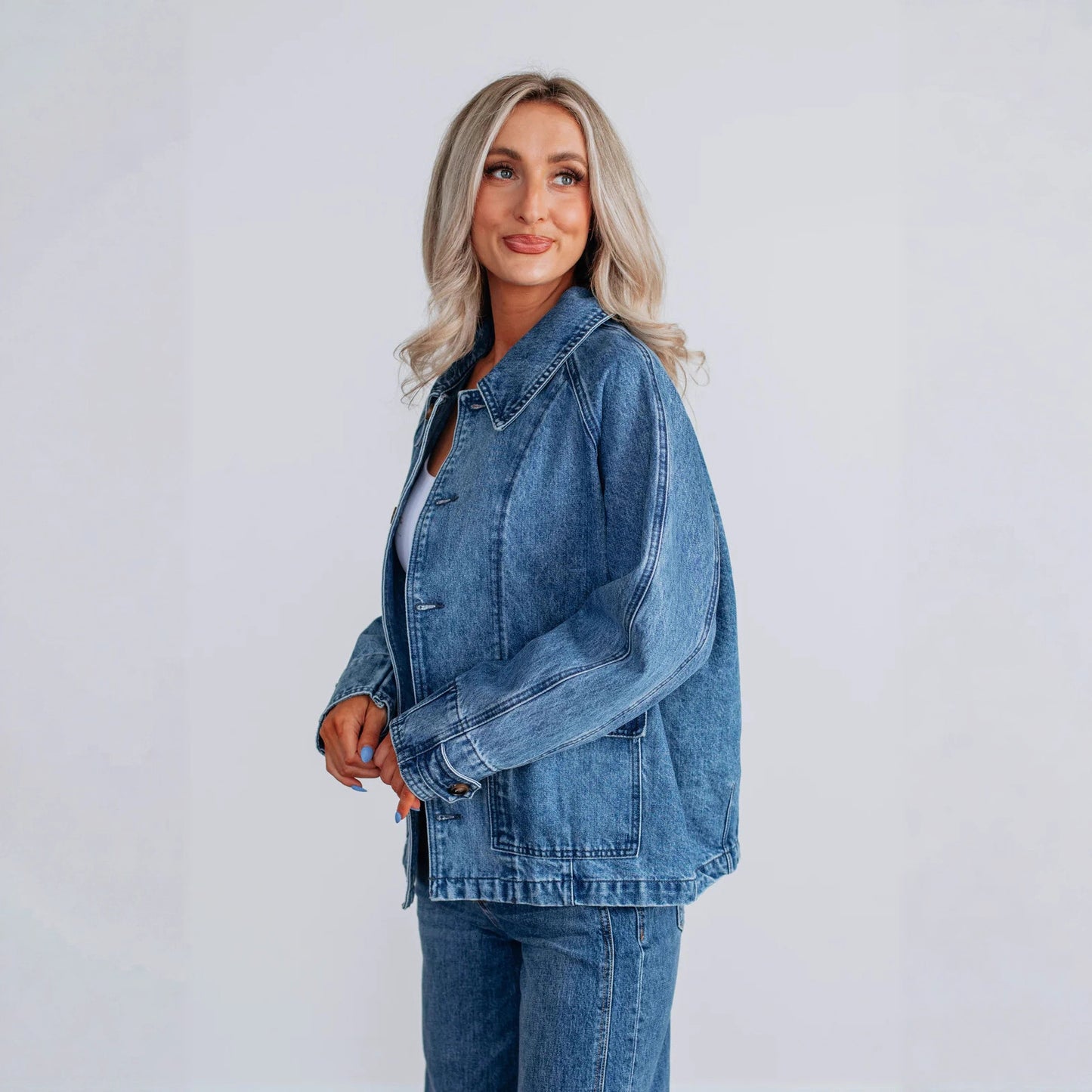 Veste en Jean Oversize Femme