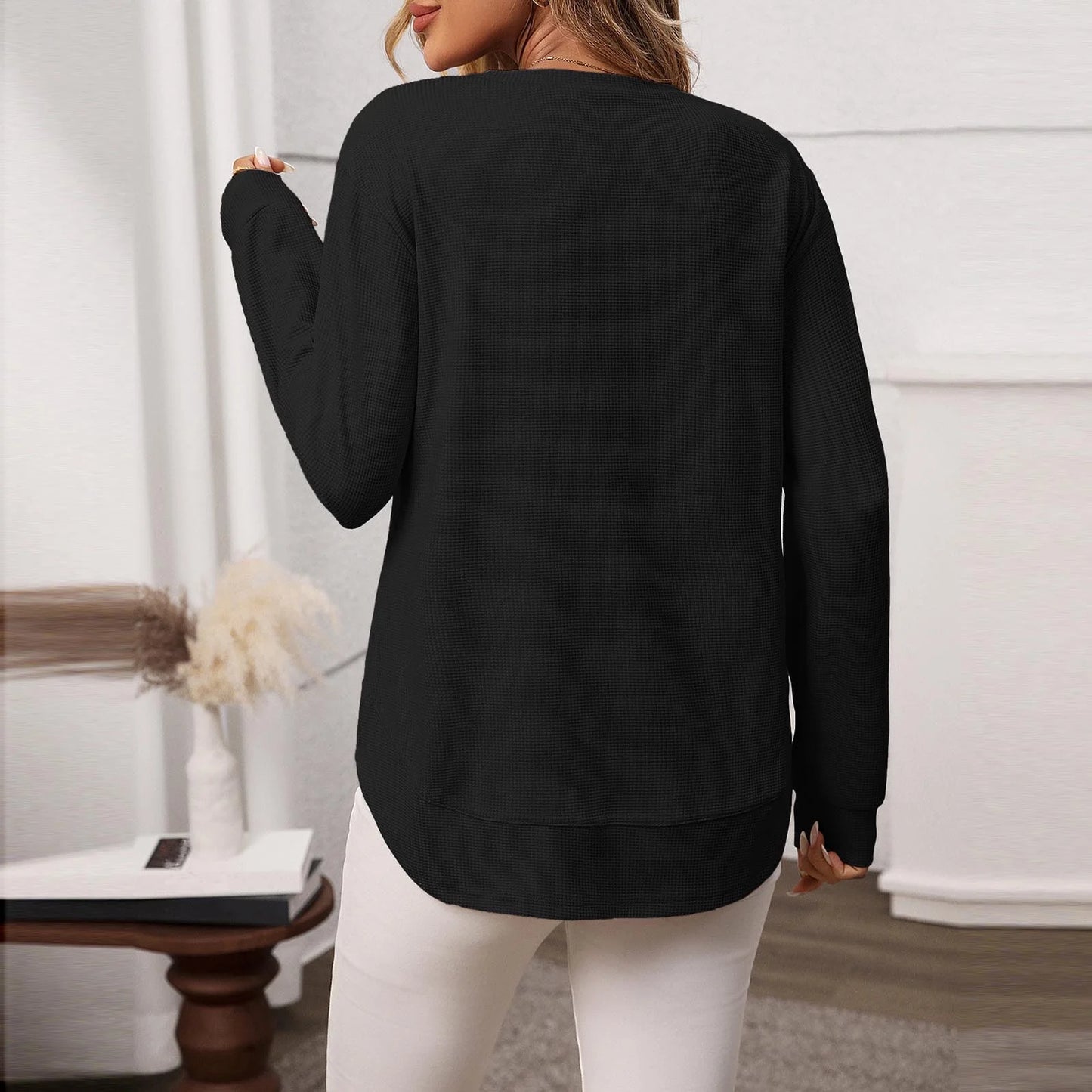 Pull basique manches longues