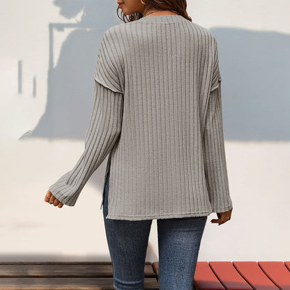 Pull côtelé chic & confortable